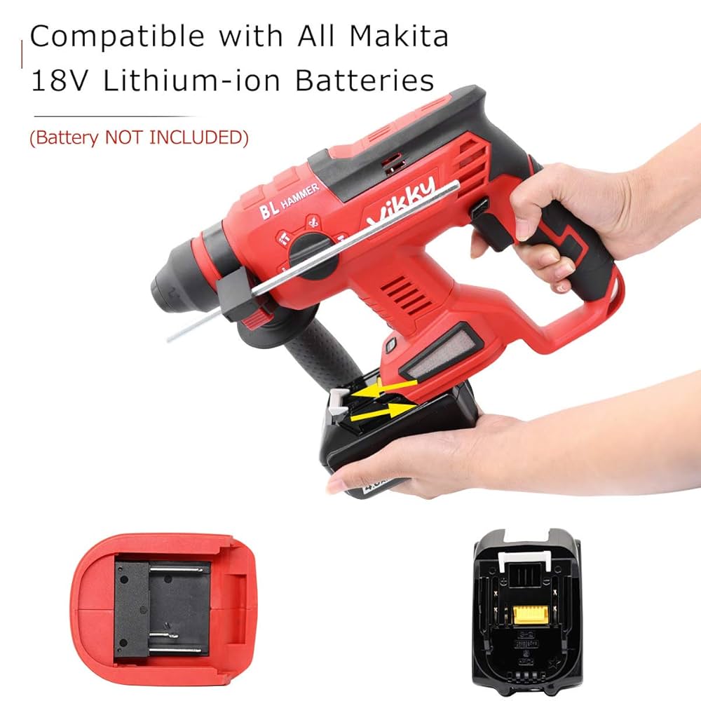 pafutokyoさま専用ハンマドリル Amazon | Vikky 18V リチウムイオン ブラシレス コードレス